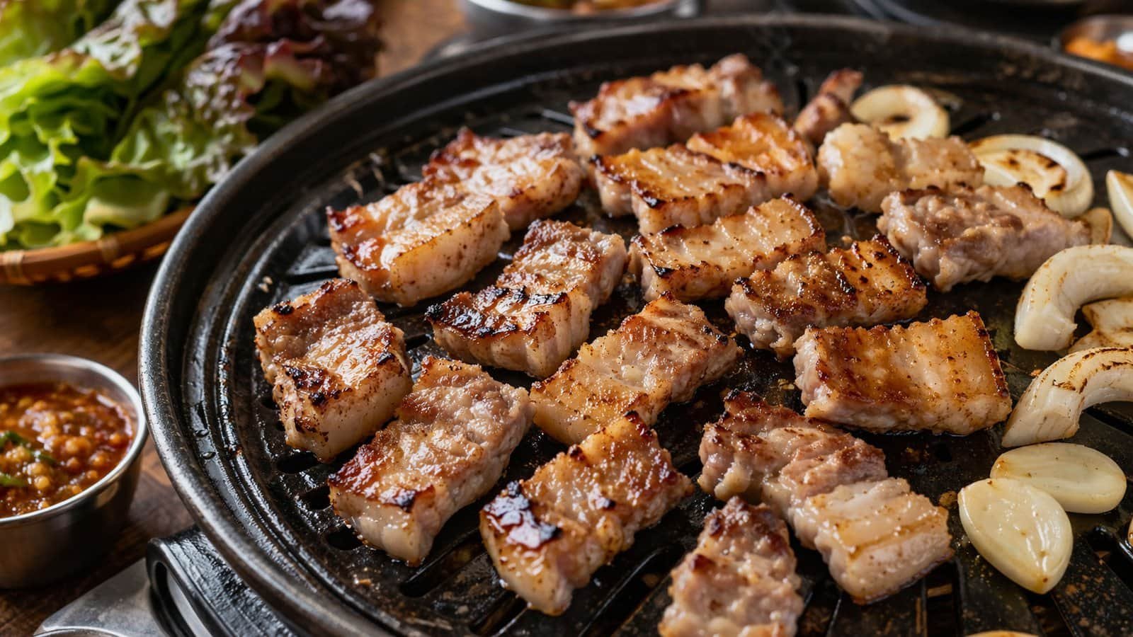 Samgyeopsal (Korean BBQ Pork Belly)
