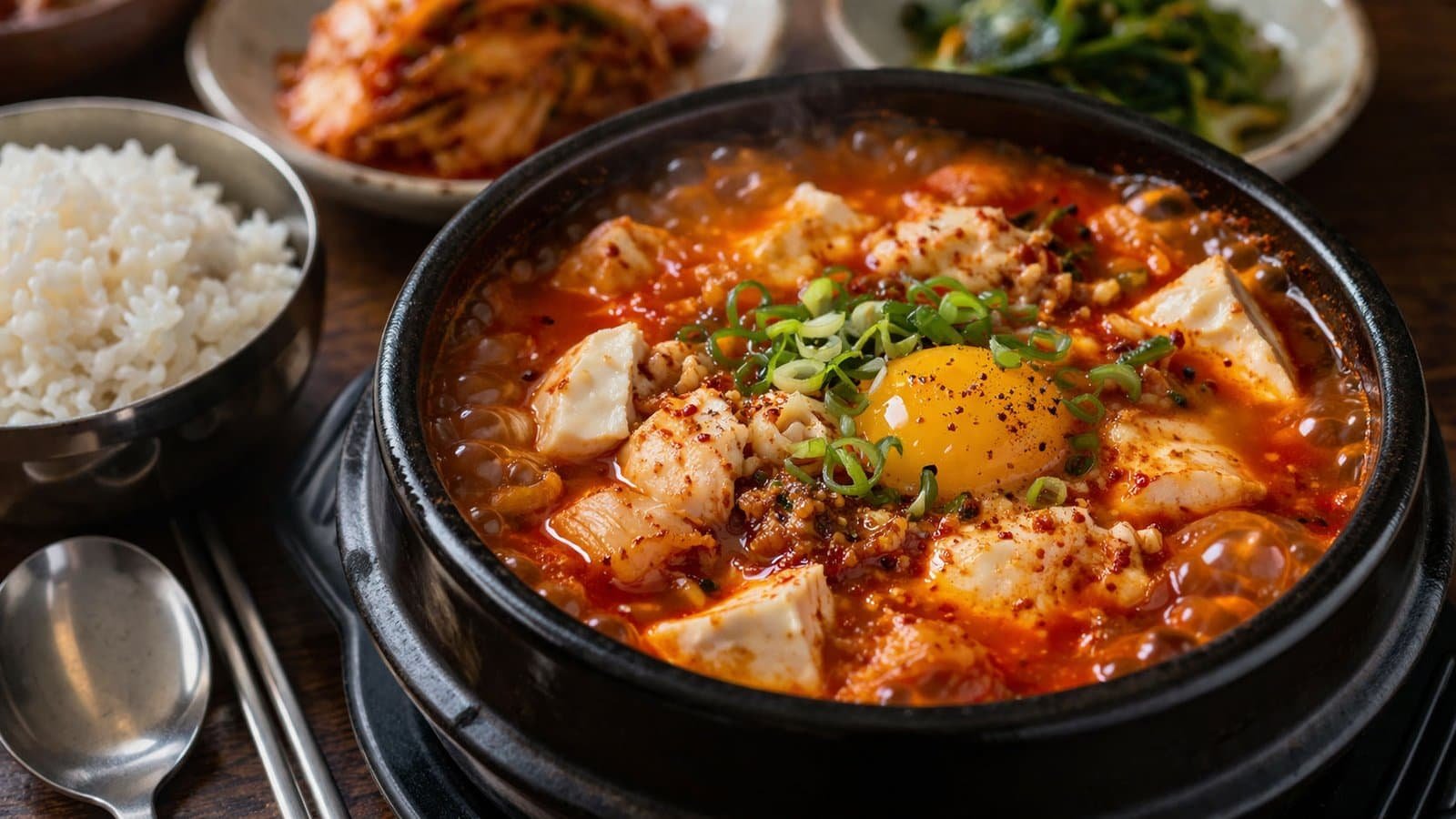 Sundubu Jjigae (Soft Tofu Stew)
