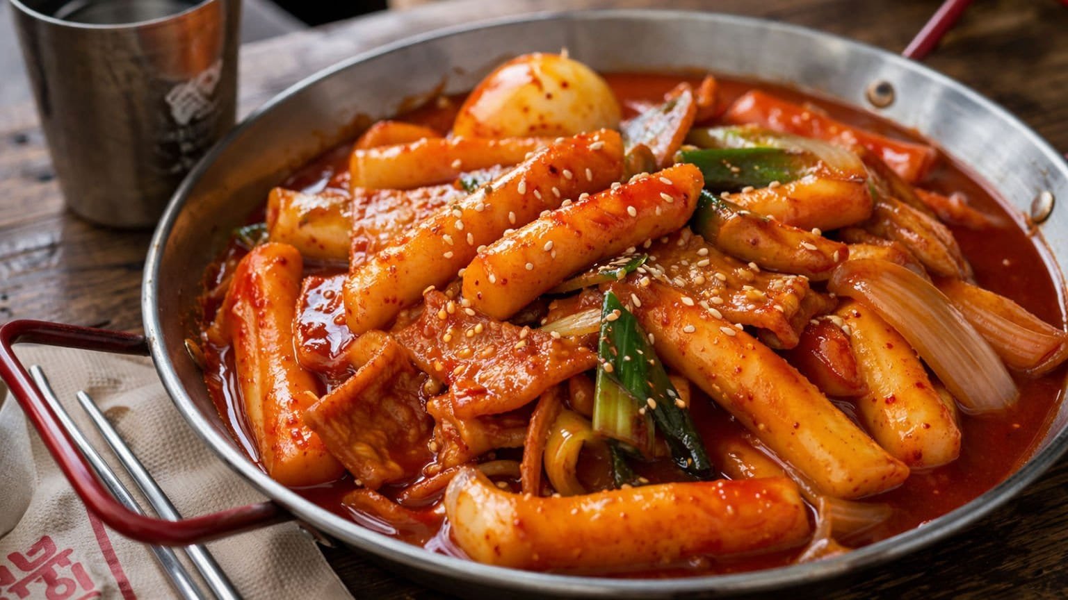 Tteokbokki (Spicy Rice Cakes)